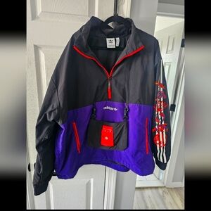 Adidas Mens Size XL Windbreaker "Gathering of All Suspicious" Limited Edition